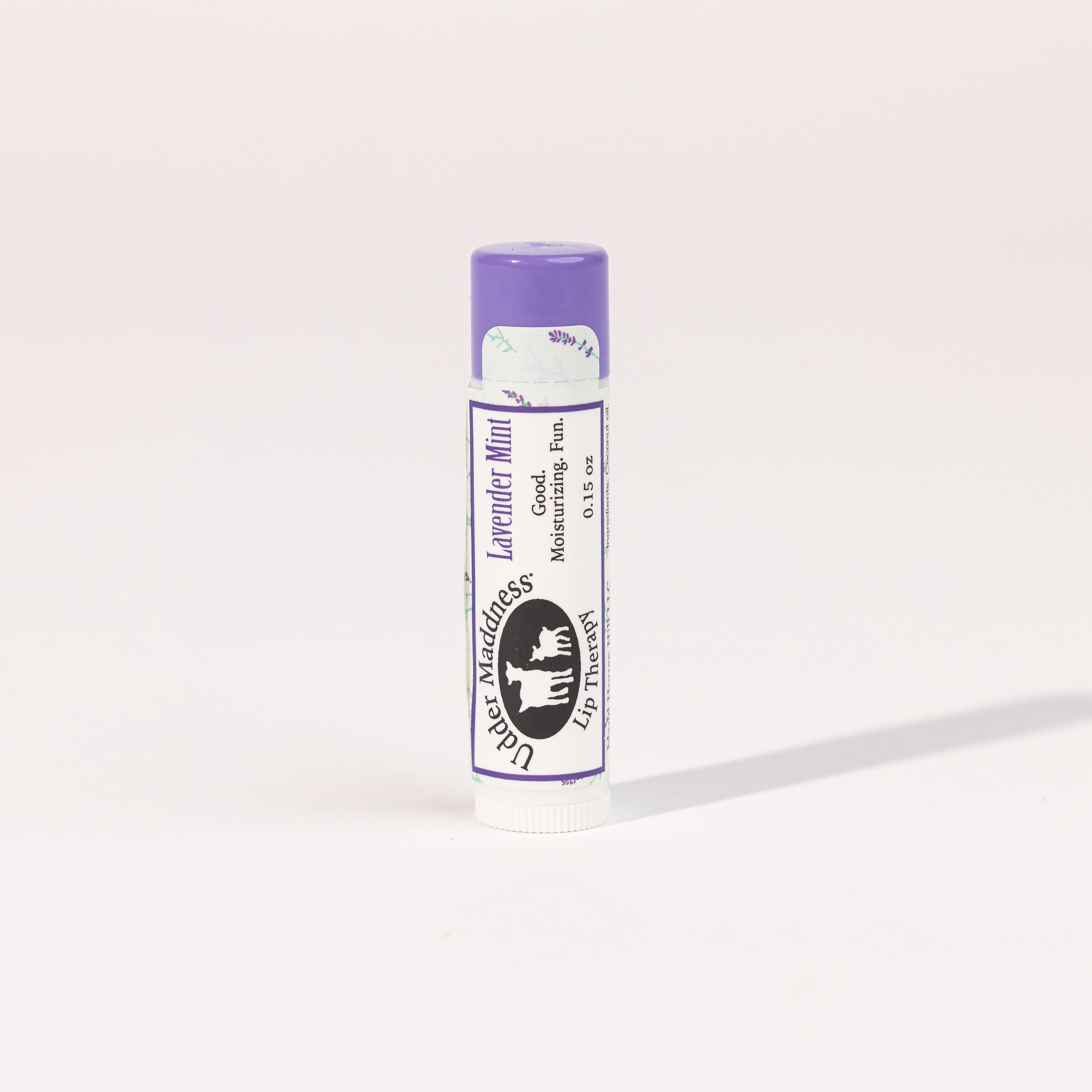 Madd House Hill Udder Maddness Lavender Mint Lip Therapy — all-natural moisturizing lip balm, 0.15 oz