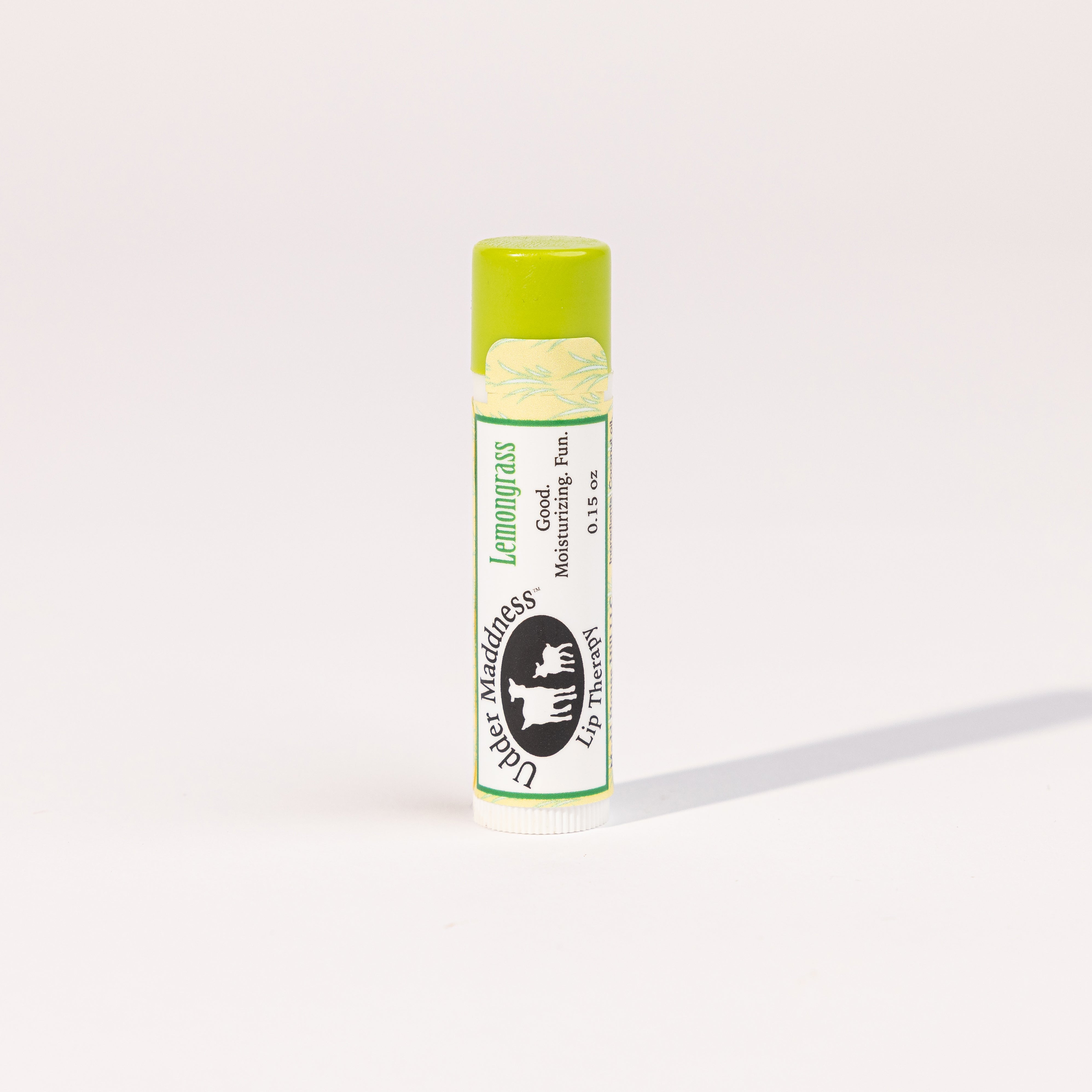 Madd House Hill Udder Maddness Lemongrass Lip Therapy — all-natural moisturizing lip balm, 0.15 oz