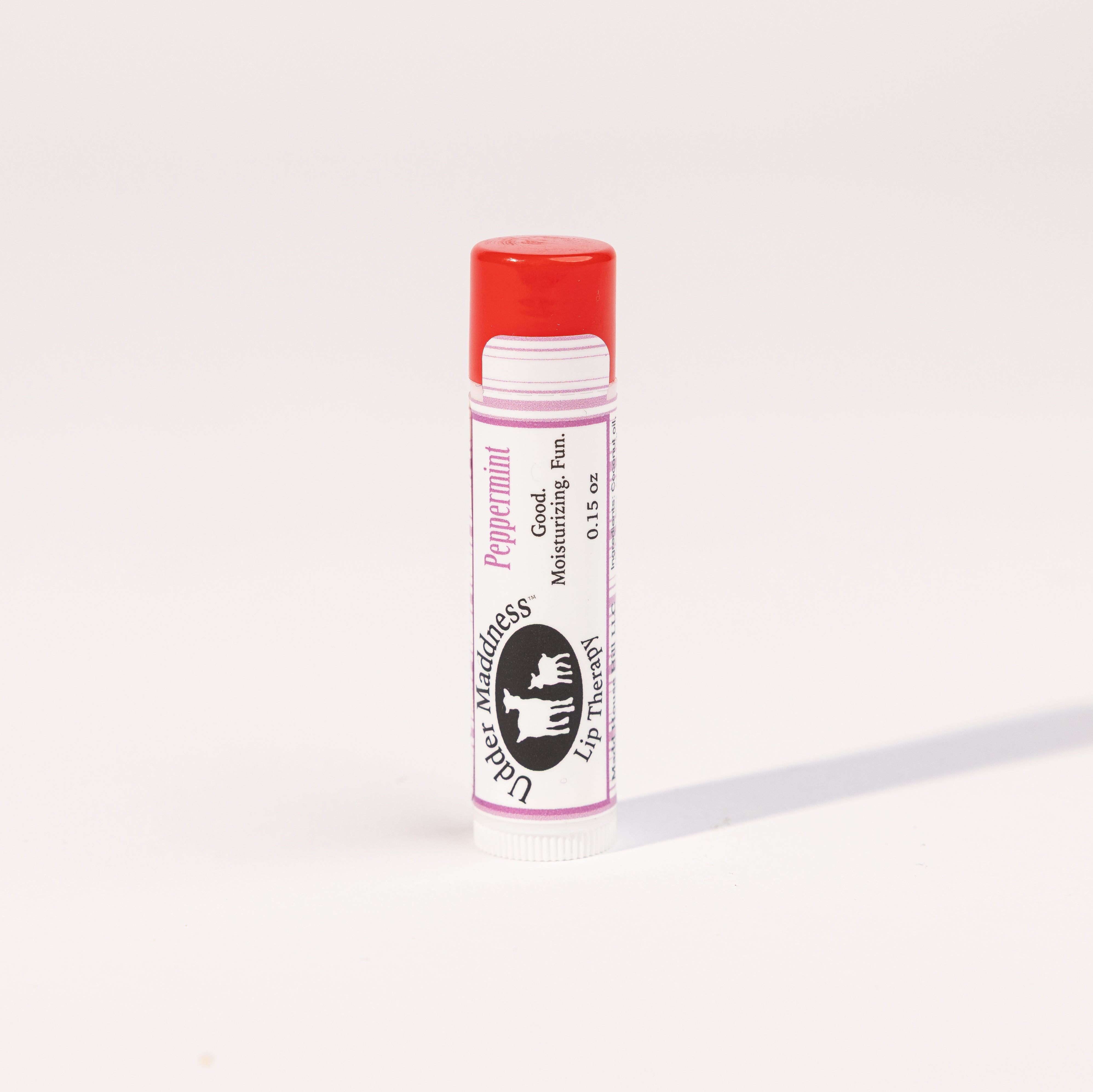 Madd House Hill Udder Maddness Peppermint Lip Therapy all-natural moisturizing lip balm