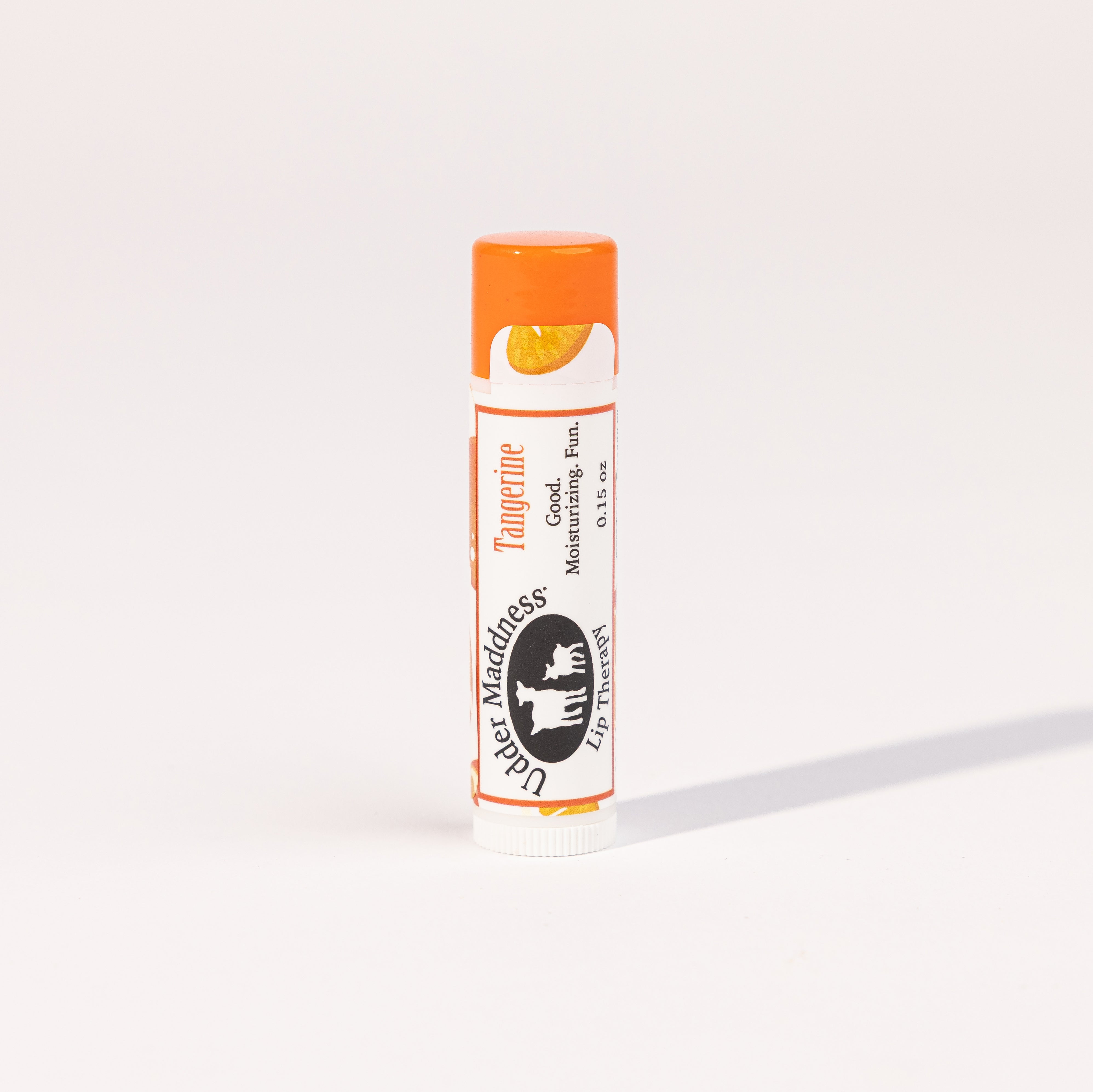 Madd House Hill Udder Maddness Tangerine Lip Therapy all-natural moisturizing lip balm, 0.15 