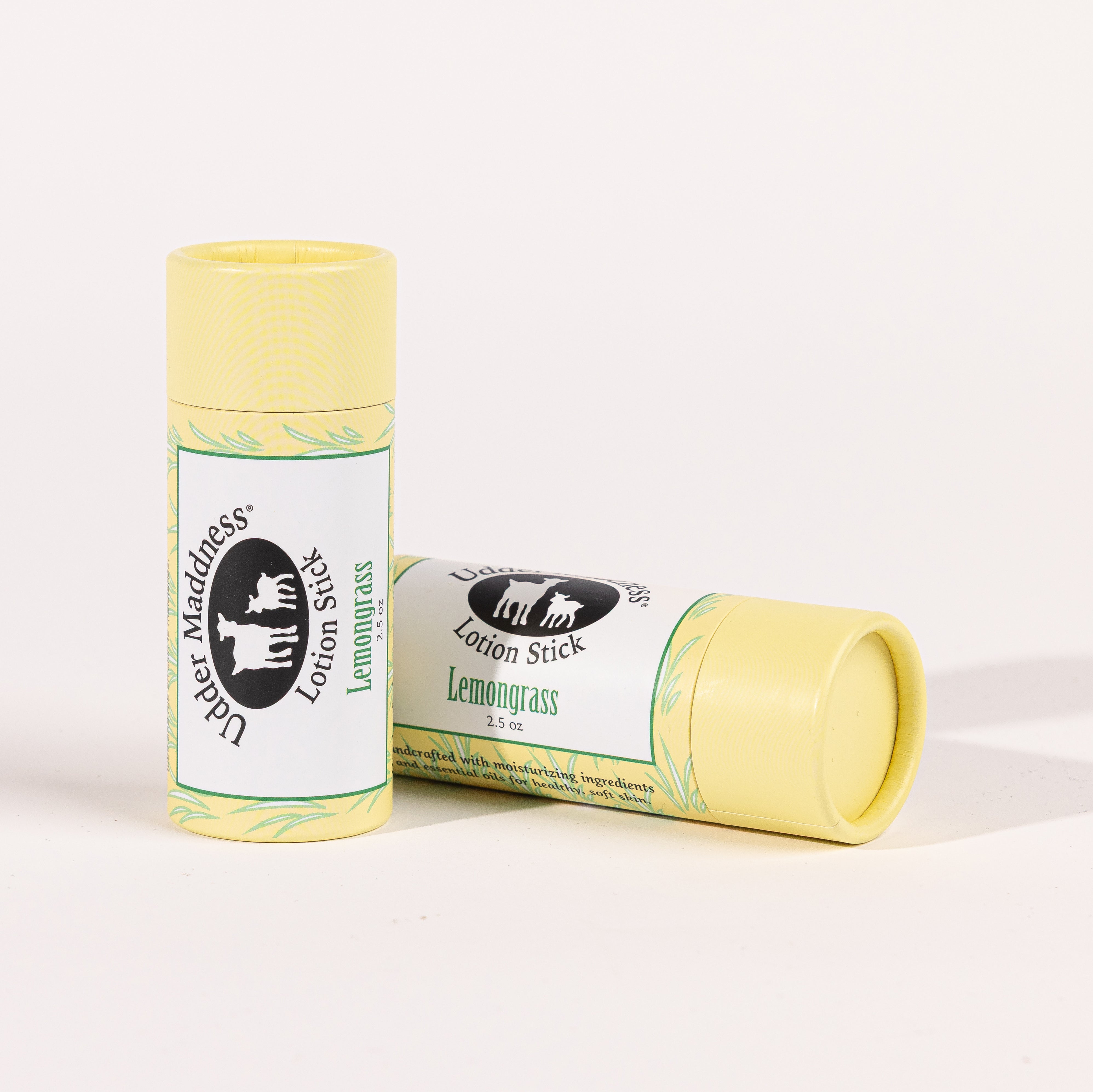 Madd House Hill Udder Maddness Lemongrass Goat Milk Lotion Stick — all-natural moisturizing goat milk lotion stick, 2.65 oz