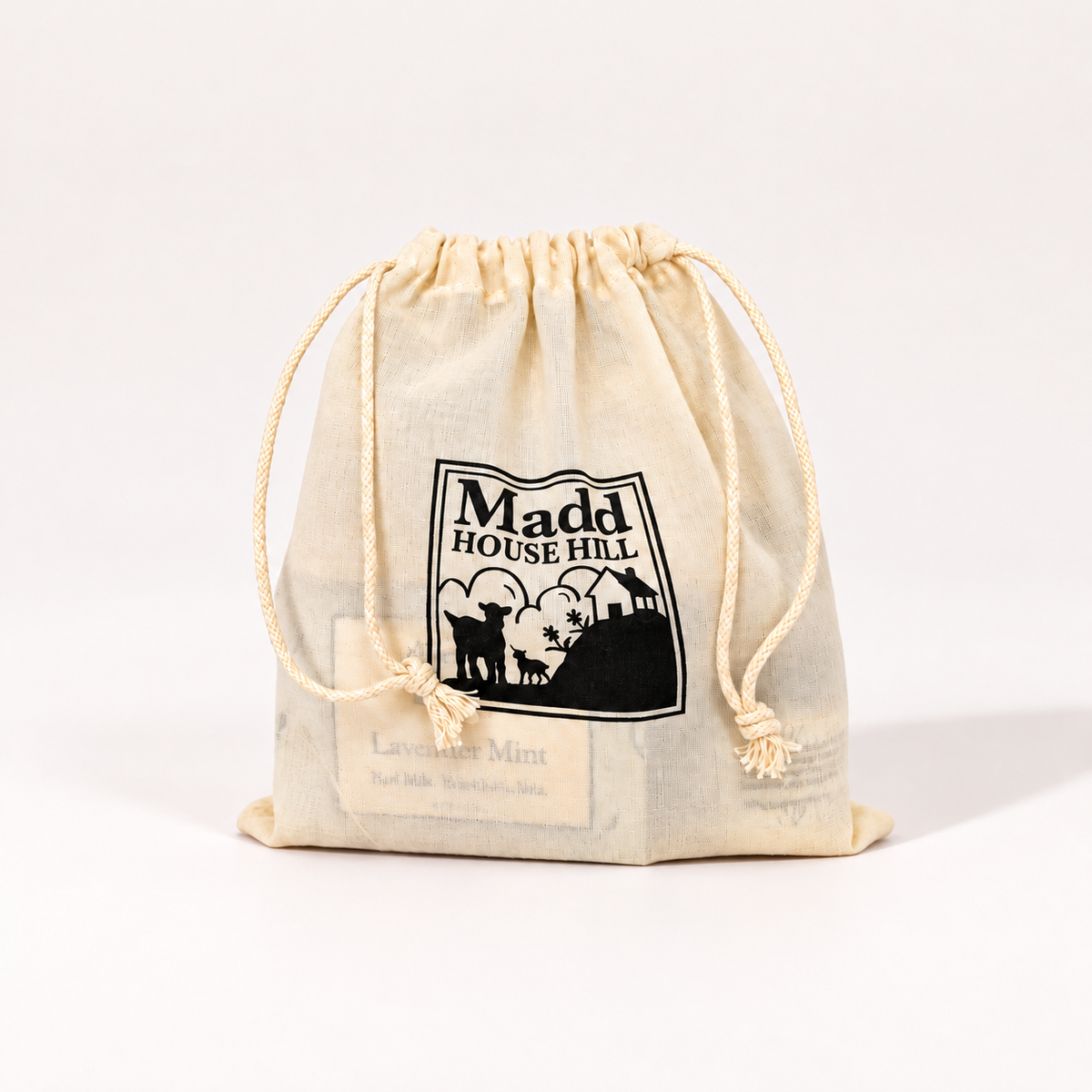 Discovery Set packaged in a branded Madd House Hill muslin drawstring bag